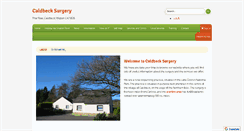 Desktop Screenshot of caldbecksurgery.co.uk